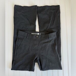 Betabrand Dress Yoga Pants Small Petite SP Bootcut Stretch Gray W0104 1059